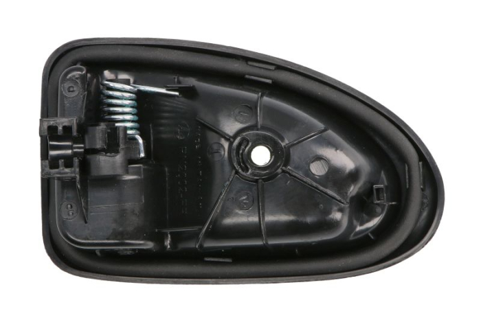 Maner usa fata dreapta interior, negru/crom potrivit OPEL VIVARO A; RENAULT CLIO II Ph I, CLIO II Ph II, MEGANE I, SCENIC I, TRAFIC II 01.96-08.14 [2]