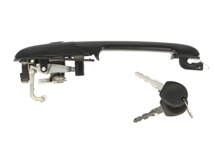 Maner usa Fata Stanga cu cheie, exterior, cu incuietoare, negru potrivit VW PASSAT B3/B4 1.6-2.9 1988-1997 [3]