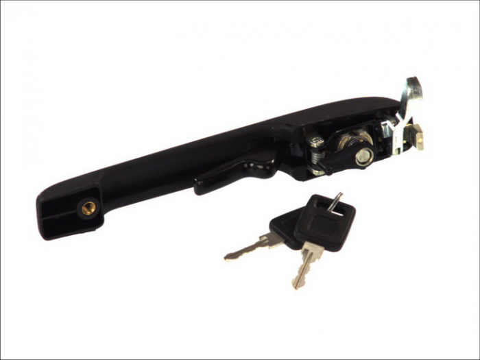 Maner usa fata stanga, exterior, cu chei, negru SEAT IBIZA I 1984-1993 [2]