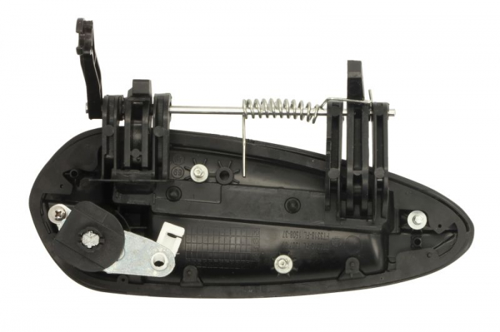 Maner usa Fata Stanga exterior, cu locas incuietoare, grunduit negru potrivit ABARTH GRANDE PUNTO; FIAT GRANDE PUNTO 1.2-1.9D dupa 2005 [2]