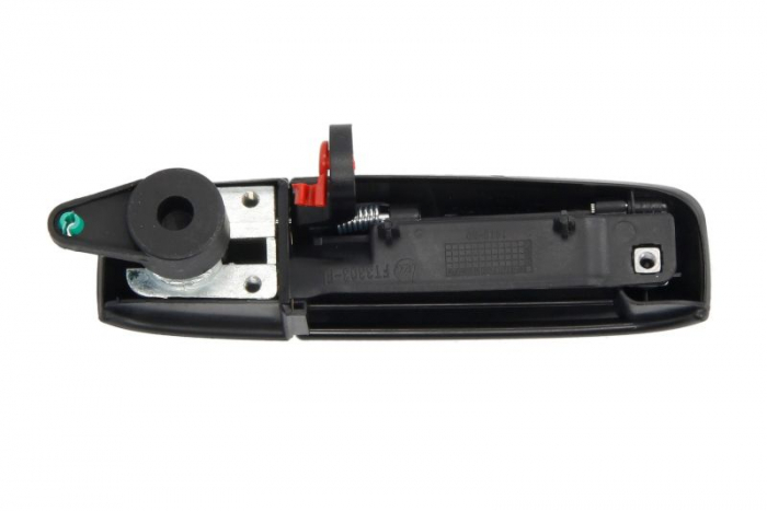 Maner usa fata stanga exterior potrivit FIAT PANDA 2003-2012 - cu locas incuietoare negru [2]