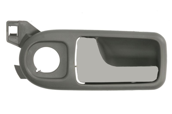 Maner usa fata stanga interior, crom gri potrivit SEAT AROSA; VW LUPO 05.97-07.05