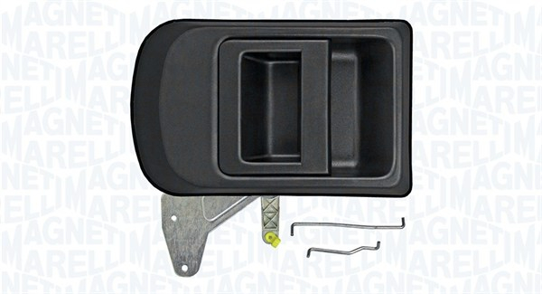 Maner usa Spate Dreapta (extern, negru) potrivit IVECO DAILY II, DAILY III, DAILY IV 2.3D-3.0D 05.99-08.11