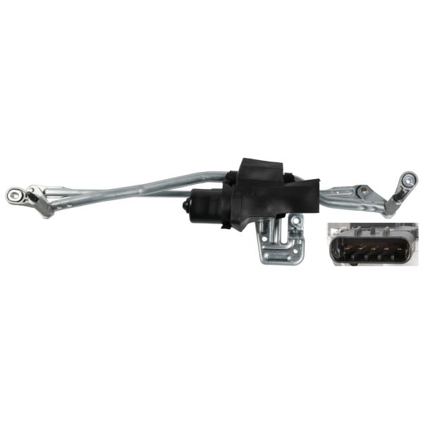Mecanism stergator parbriz Fata (cu motor) potrivit CITROEN JUMPER II; FIAT DUCATO; PEUGEOT BOXER 04.06-