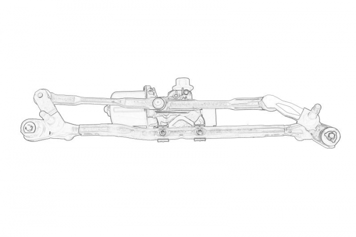 Mecanism stergator parbriz potrivit CITROEN C4 CACTUS 09.14-