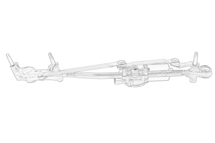Mecanism stergator parbriz potrivit MERCEDES B SPORTS TOURER (W246, W242) 11.11-12.18