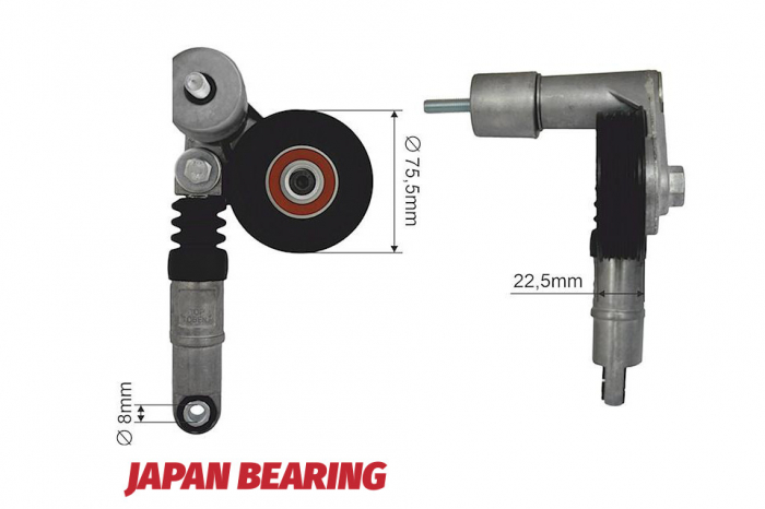 MECANISM TENSIONARE CUREA DISTRIBUTIE AUDI A4 00-04, A6 00-05, SKODA SUPERB 01-08, VW BORA GOLF IV98-05, PASSAT 98-05