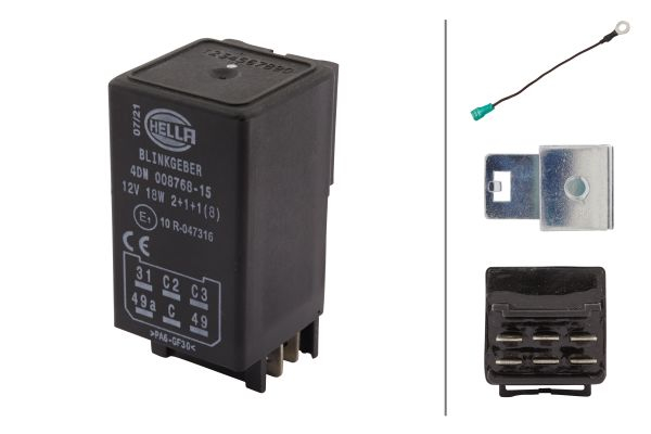 Modul semnalizare (12V; numar pini: 6; 2+1+1(8)x18W) potrivit MULTICAR M26; DEUTZ FAHR D 01.68- [3]