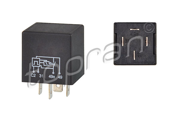 Modul semnalizare (12V) potrivit AUDI 100 C2, 100 C3, 100 C4, 80 B1, 80 B2, 80 B3, 80 B4, 90 B2, 90 B3, A6 C4, A6 C5; SEAT ALHAMBRA, TOLEDO I; VW GOLF I, GOLF II 05.72-03.10 [2]