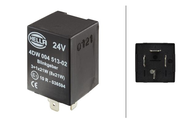 Modul semnalizare (24V; numar pini: 4; (3+1)x21W, 8x21W) potrivit MERCEDES T2 LN1 04.86-12.94
