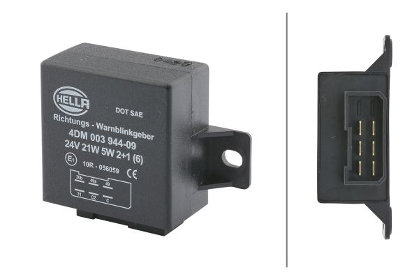 Modul semnalizare (24V; numar pini: 6; temepratura de exploatare pana la: 85°C) potrivit MERCEDES O 302, O 305; VOLVO F10, F12, F16, F7, FH12, FH16, FM12, FM7, N10 11.64- [2]