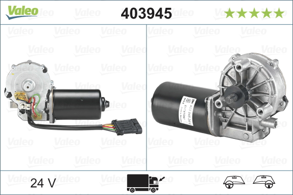 Motor stergator Fata potrivit IVECO EUROCARGO I-III, EUROSTAR, EUROTECH MH, EUROTECH MP, EUROTECH MT, EUROTRAKKER, MAGIRUS, STRALIS I, STRALIS II, TRAKKER I 8040.25B.4200-F4BE0611A 01.91- [3]