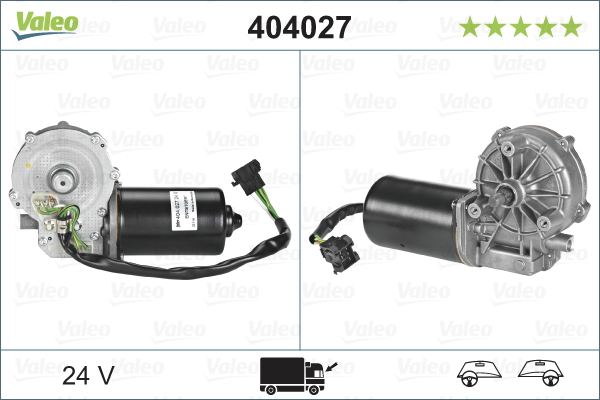 Motor stergator Fata potrivit MAN E2000, L2000, M 2000 L, M 2000 M D0824FL01-E2866DF01 06.93- [3]