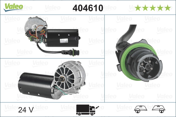 Motor stergator Fata potrivit MERCEDES INTEGRO (O 550), INTOURO, TOURISMO (O 350), TRAVEGO (O 580); SETRA 400 OM457.936-OM942.911 10.99-