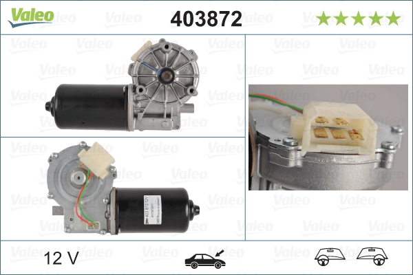 Motor stergator Fata potrivit MERCEDES LK LN2, NG, O 301, O 302, SK, T2 LN1, VARIO, VARIO (B667, B670, B668), VARIO (B670), VARIO (B670, B668, B667) M102.946-OM904.964 11.64-