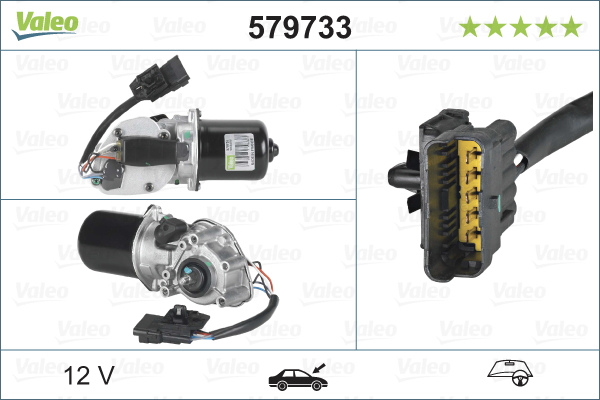 Motor stergator Fata potrivit NISSAN PRIMASTAR; OPEL MOVANO A, VIVARO A; RENAULT TRAFIC II 07.98- [3]