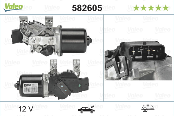 Motor stergator Fata potrivit RENAULT KANGOO BE BOP, KANGOO EXPRESS, KANGOO II 02.08- [3]