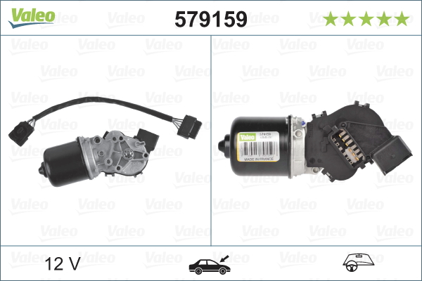 Motor stergator Fata potrivit RENAULT TWINGO I, TWINGO I/HATCHBACK 03.93-06.12 [3]