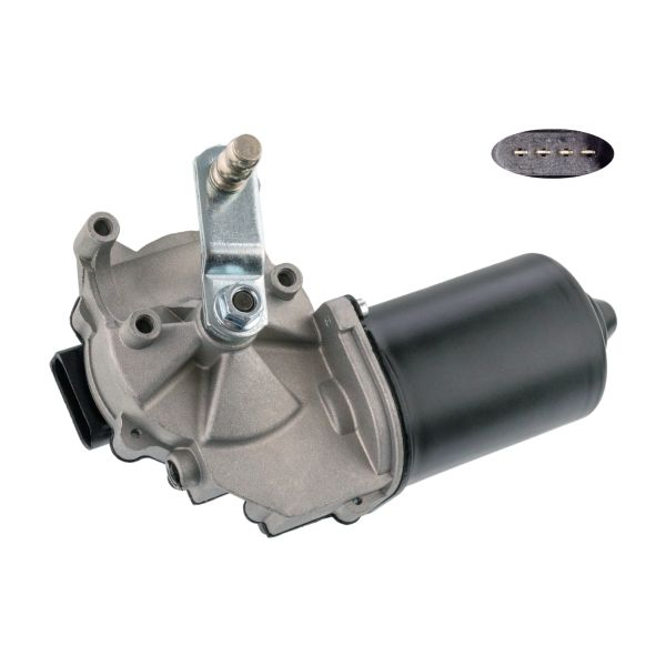 Motor stergator Fata potrivit SKODA FABIA II, ROOMSTER, ROOMSTER PRAKTIK 03.06-05.15