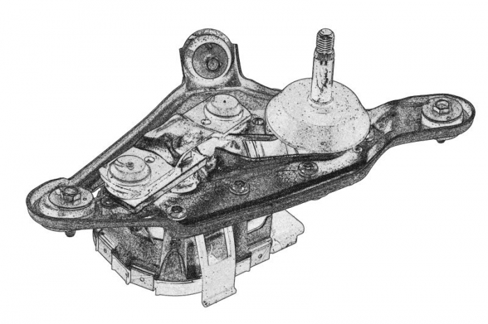 Motor stergator fata stanga potrivit PEUGEOT 508 I 11.10-12.18