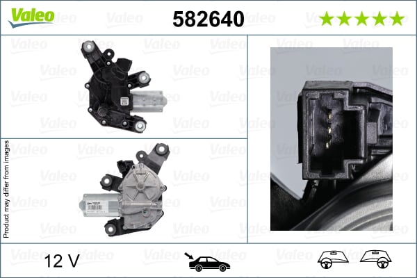 Motor stergator Spate potrivit DACIA DUSTER, DUSTER SUV, LOGAN MCV II; LAND ROVER FREELANDER I; NISSAN JUKE, QASHQAI II 02.98-