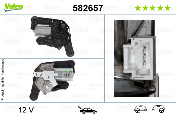 Motor stergator Spate potrivit DS DS 3; CITROEN DS3 11.09-07.19 [3]