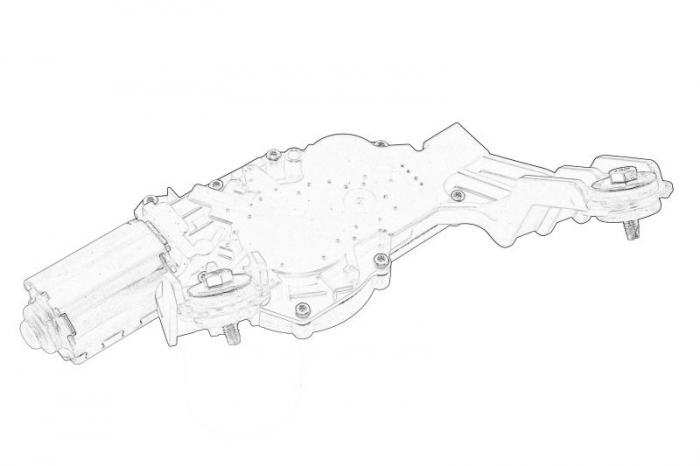 Motor stergator Spate potrivit KIA CEE'D 07.07-12.12 [2]