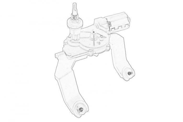 Motor stergator spate potrivit KIA SPORTAGE III, SPORTAGE IV 06.10-09.22