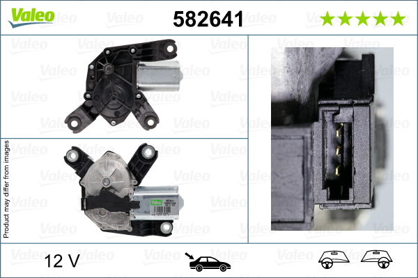 Motor stergator Spate potrivit OPEL CORSA C HATCHBACK, CORSA D, CORSA D HATCHBACK 07.05-08.14