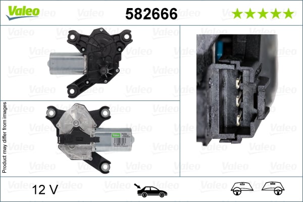 Motor stergator Spate potrivit OPEL INSIGNIA A, INSIGNIA B GRAND SPORT 07.08-