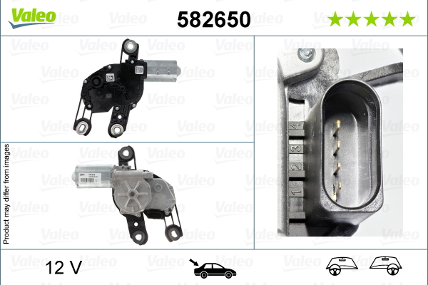 Motor stergator Spate potrivit SEAT LEON ST 09.12-08.20