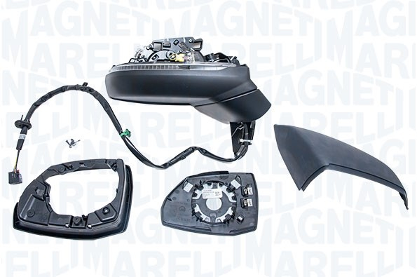 Oglinda dreapta (electric, convex, cu incalzire, cu carcasa, cu semnalizator) potrivit AUDI Q5 8R 06.12-12.16 [4]