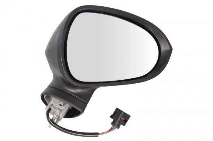 Oglinda dreapta electrica crom, pliabila electric SEAT LEON intre 2009-2012