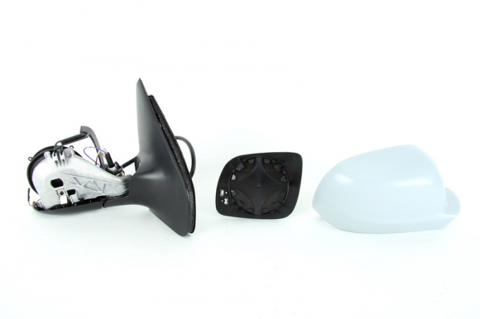 Oglinda dreapta electrica, incalzita, convex, albastru, cu carcasa, mica VW GOLF IV, BORA intre 1997-2006 [2]