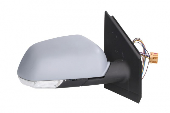 Oglinda dreapta potrivit VW POLO 2004-2009 - electrica incalzita, crom, grunduita, pliabila electric [2]