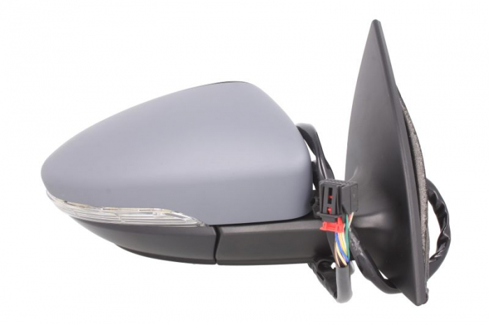 Oglinda dreapta electrica incalzita, crom, grunduita, pliabila electrica, cu lumina VW EOS intre 2011-2015 [2]