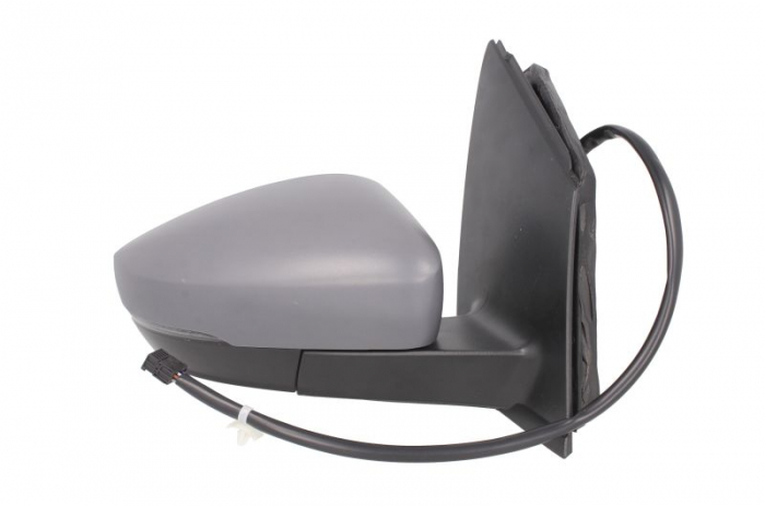 Oglinda dreapta electrica incalzita, crom, grunduita, pliabila electrica, rectangulara VW POLO intre 2009-2014 [2]