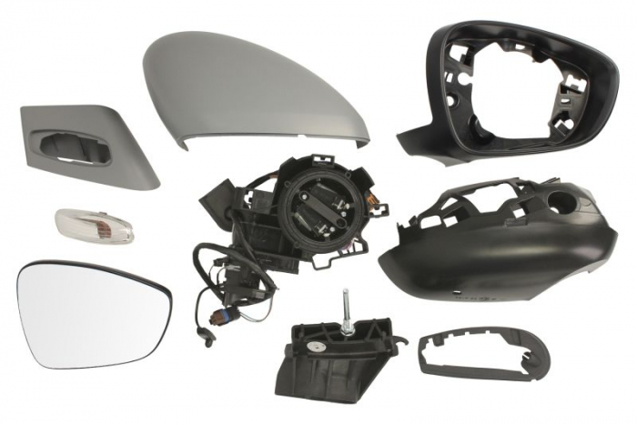 Oglinda dreapta electrica incalzita, crom, pliere electrica, cu senzor temperatura CITROEN C5 2 II intre 2008-2011 [1]