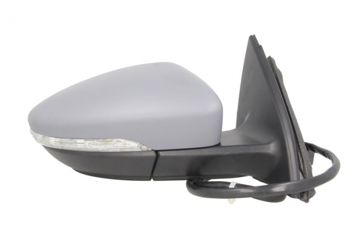 Oglinda dreapta potrivit VW PASSAT B7 2010-2014 - electrica incalzita, crom, pliere electrica [2]
