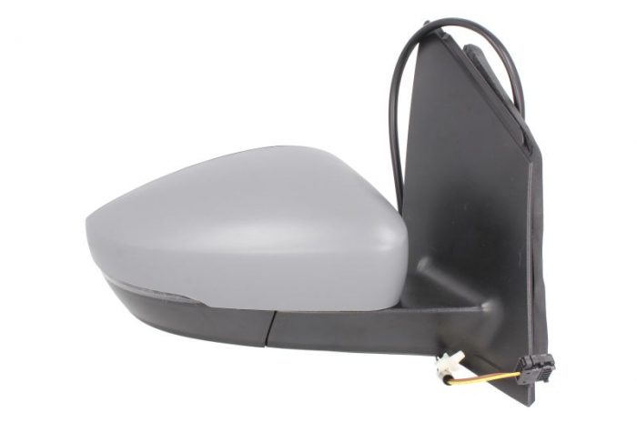 Oglinda dreapta mecanica , crom, grunduita VW POLO intre 2009-2014 [2]