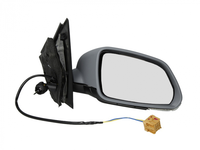 Oglinda dreapta VW POLO intre 2005-2009 manuala, convex, cu carcasa, cu semnalizare