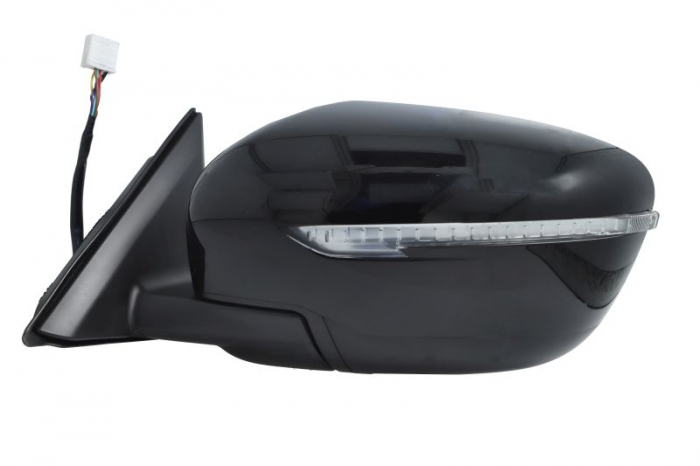 Oglinda exterioara stanga (electric, convex, cu incalzire, subacoperit, cu semnalizator) potrivit NISSAN ROGUE II, X-TRAIL T32 12.13-12.21 [2]