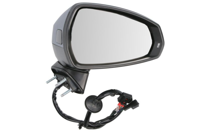 Oglinda laterala dreapta electric, asferic, cu incalzire, asistenta banda, grund, cu memorie, rabatare electrica, semnalizator potrivit AUDI A3 8V 04.12-05.20