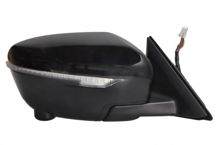 Oglinda laterala dreapta (electric, convex, cu incalzire, asistena benzi, grund, rabatare electrica, cu semnalizator, cu camera) potrivit NISSAN ROGUE II, X-TRAIL III T32 01.14-08.22 [2]
