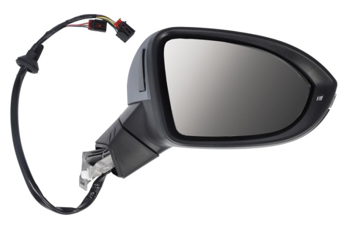 Oglinda laterala dreapta electric, convex, cu incalzire, asistenta banda, grund, cu memorie, semnalizator potrivit VW GOLF VIII 07.19-