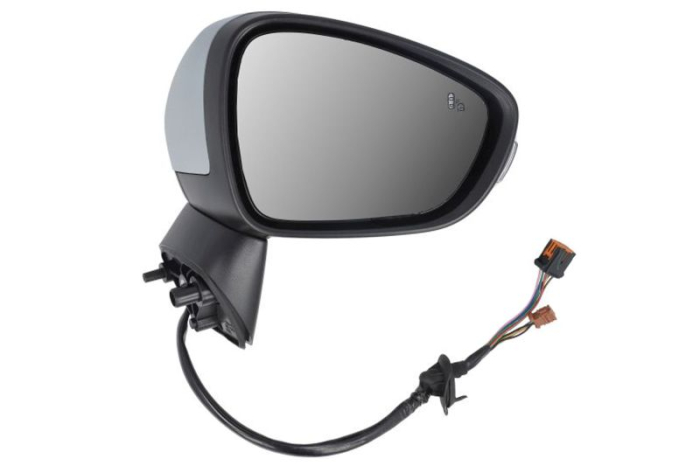 Oglinda laterala dreapta electric, convex, cu incalzire, asistenta banda, grund, rabatare electrica, semnalizator, cu senzor temperatura potrivit CITROEN C3 AIRCROSS 06.17-