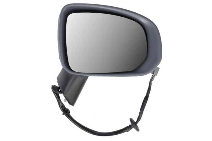 Oglinda laterala dreapta electric, convex, cu incalzire, grund, rabatare electrica, semnalizator, cu senzor temperatura potrivit VOLVO XC60 II 03.17-