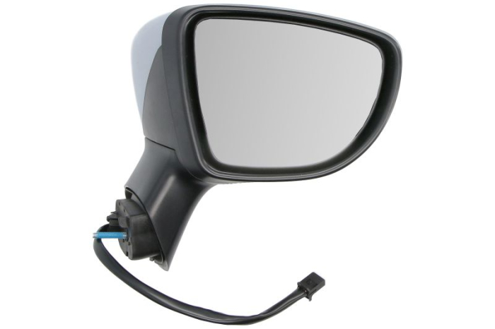 Oglinda laterala dreapta electric, convex, cu incalzire, grund, semnalizator, cu senzor temperatura potrivit RENAULT CAPTUR I, CAPTUR II 06.17-