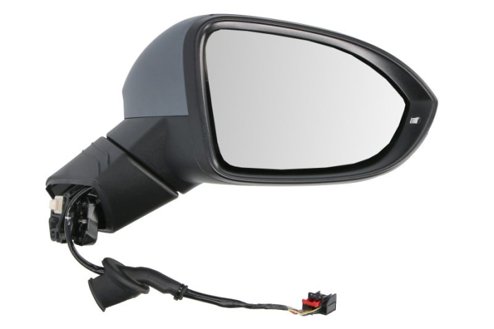 Oglinda laterala dreapta electric, convex, cu incalzire, grund, semnalizator potrivit VW ID.3 11.19-