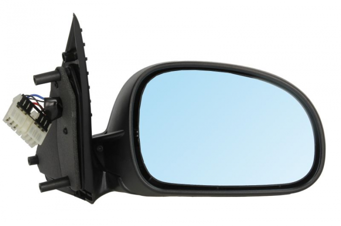 Oglinda laterala Dreapta (electric, convexa, incalzita, albastru, captuseala, cu senzor de temperatura) potrivit PEUGEOT 406